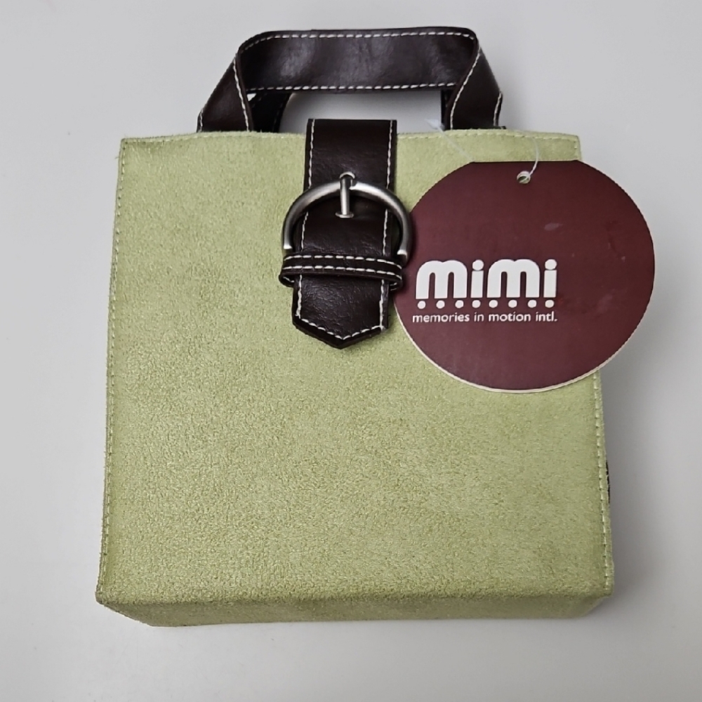 Mini Tote Green and Brown